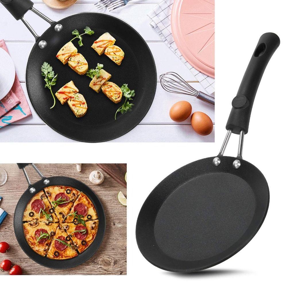 Thickened Omelet Pan Comfortable Handle Egg Skillet Saucepan Frying Pan  Outdoor Cooking
