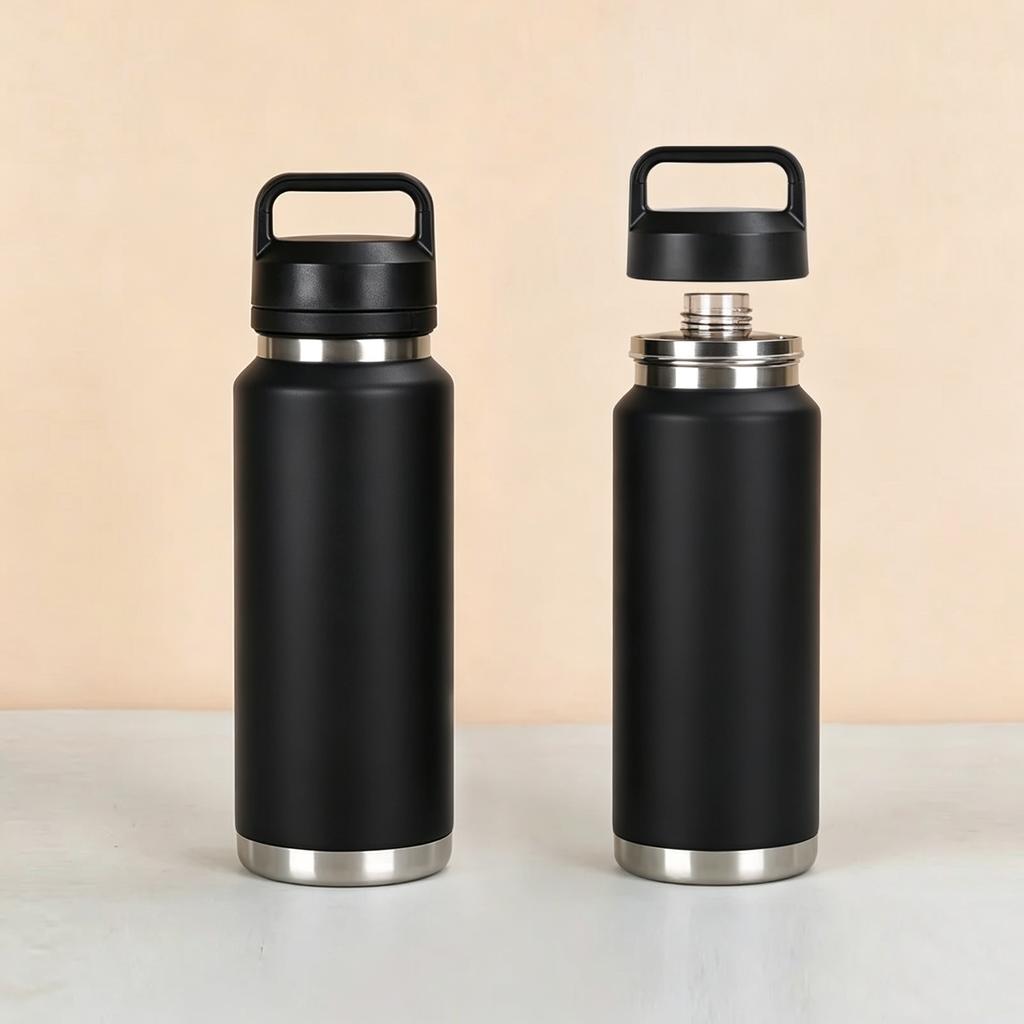 Portable Large Capacity 304 Stainless Steel Insulated Sports Water Bottle Mountain Climbing Cup Outdoor Travel Thermos Flask