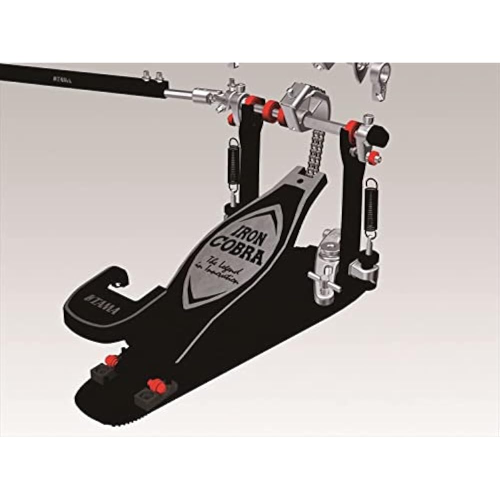 TAMA HP900RZB Tama IRONCOBRA 900 Rolling Glide Single Pedal with Carrying Bag