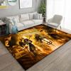 Doom J-Judas Priest Pattern Floor Mat Carpet 15 Size Living Room Bedroom Bedside Floor Mat Area Rug Music Room Club Decor