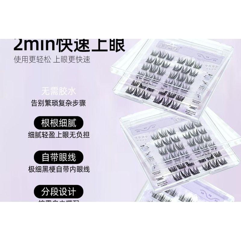 LuxeFlutter - Kleberfreie Wimpern-Cluster