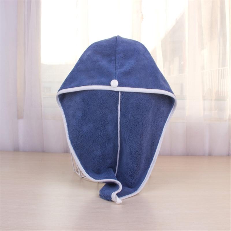 High Absorbent Hair Drying Towel Caps Microfiber Soft And Fast Drying Hat Hair Towel For Various Hair Types Hair Dryer