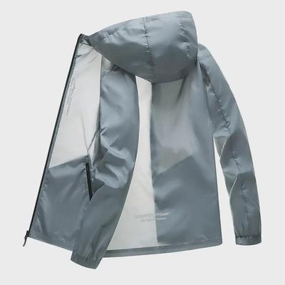 Herren-Sommerjacke aus Eisseide mit Sonnenschutz – leicht, atmungsaktiv, langärmlig, zum Angeln und für Outdoor-Aktivitäten