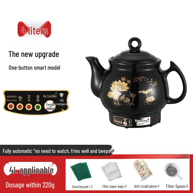 Vollautomatischer elektrischer Dekoktionstopf - Keramik-Kasserolle für traditionelle chinesische Medizin