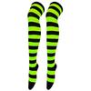 Damen Gestreifte Overknee Oberschenkelhohe Lange Socken für Weihnachts-Feierparty