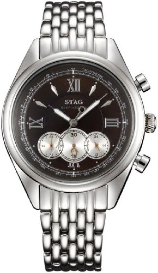 

[Stag] Wristwatch STG008S1 Brown