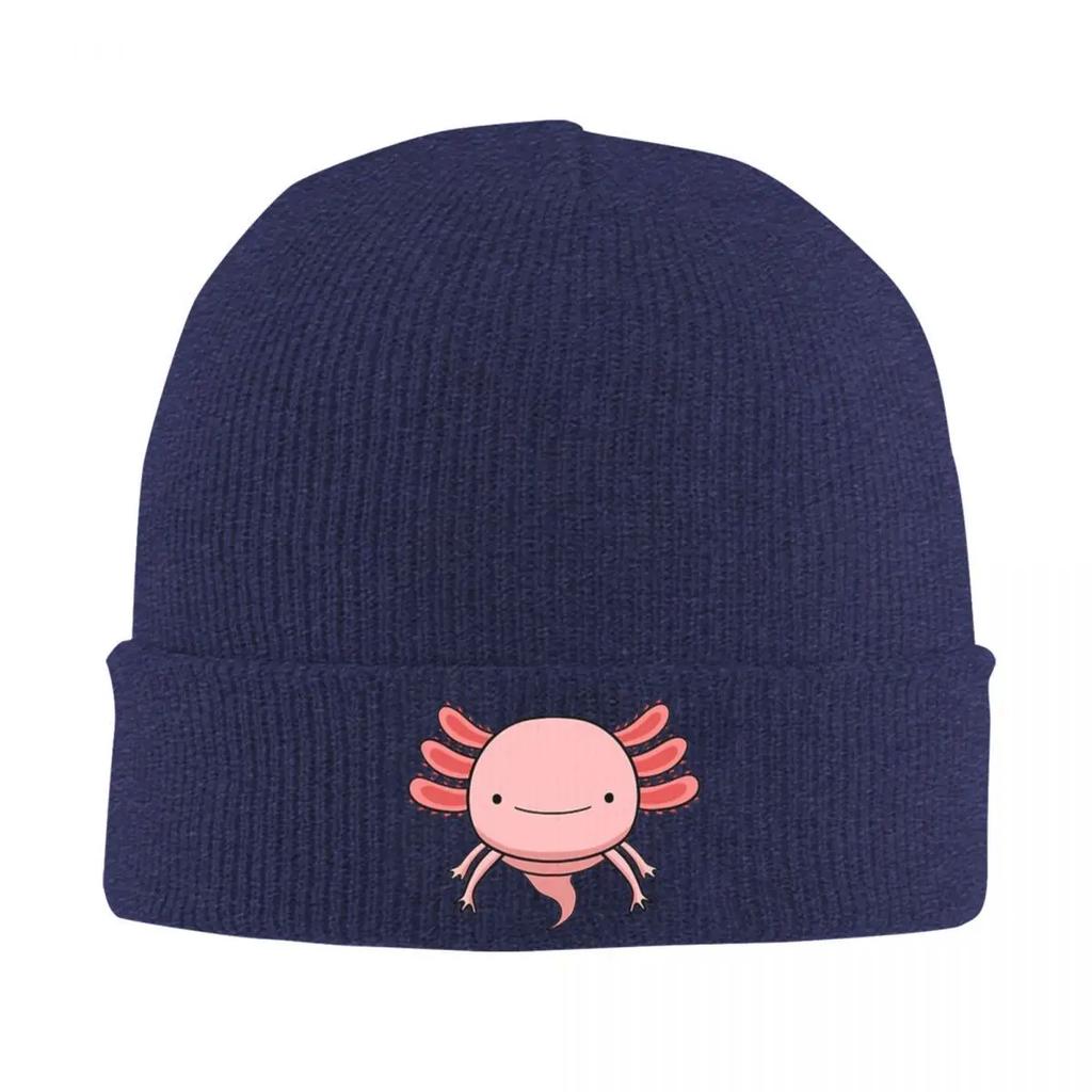 New I Axolotl Questions Warm Knitted Cap Hip Hop Bonnet Hat Autumn Winter Outdoor Beanies Hats For Unisex Women Adult