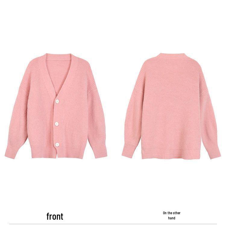 2025 Herbst Damen Lockerer Cardigan Pullover - Lässiger Kurzstrickwaren Trend