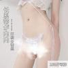 Sex underwear women's sexy transparent lace side strap bow lace crotch free thong panties