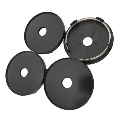 4pcs 60mm- 56mm Universal Black Car Rims Alloy Wheel Center Hub Centre Cap Decor ABS Plastic Car Wheel Center Cap Black/Chrome