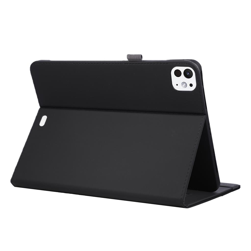 For iPad Pro 11 (2025) / (2024) Case Foldable Stand Leather Tablet Cover with Handheld Wristband
