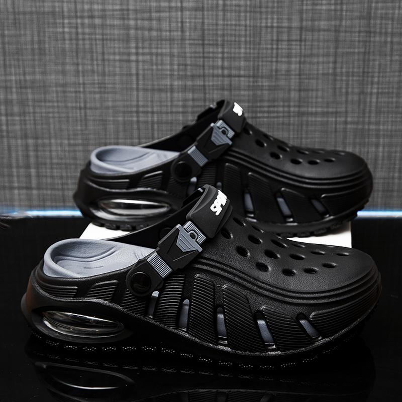 Fashion Clogs Men Sandals Lightweight Breathable Slip-On Sandals Non-Slip Water Shoes for Summer Beach Sandals 40-41
