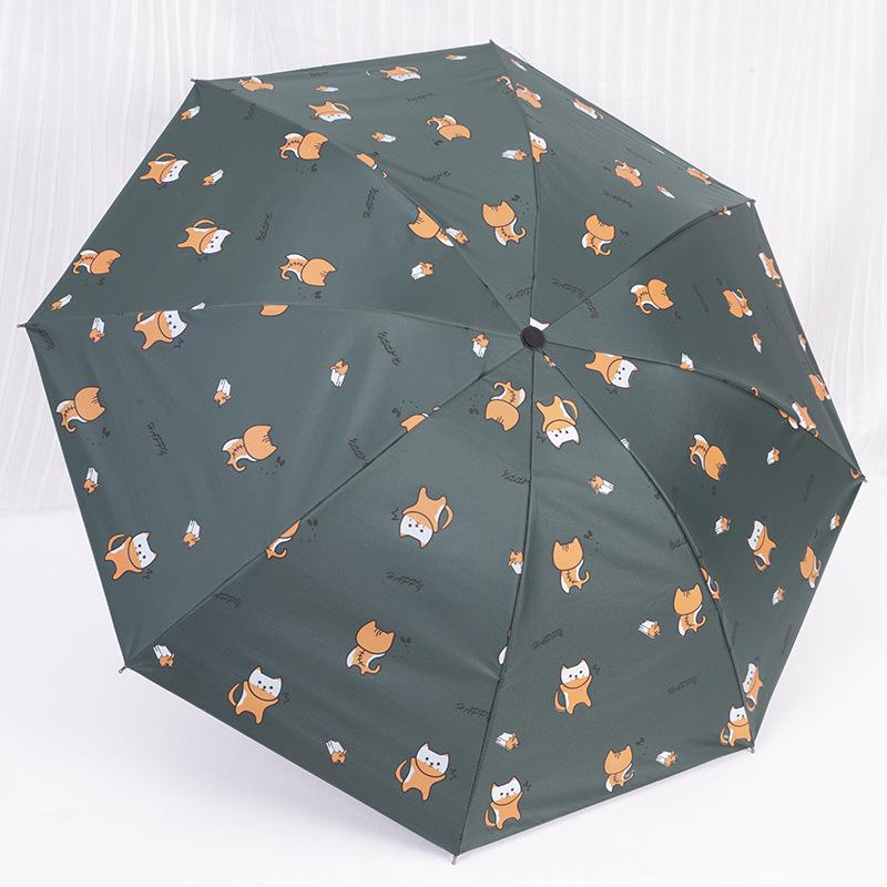 

Женский складной зонт с рисунком – защита от ультрафиолета, студенческий солнцезащитный зонт для дождливых и солнечных дней с индивидуальным логотипом