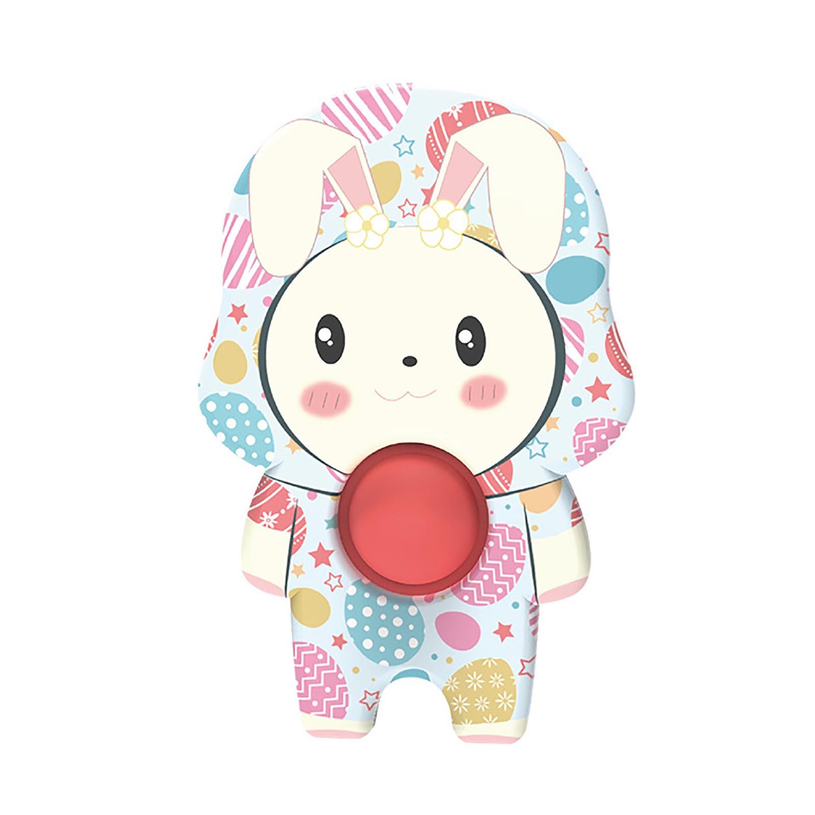 

Пасхальная настольная круглая пузырьковая музыкальная силиконовая декомпрессионная игрушка A