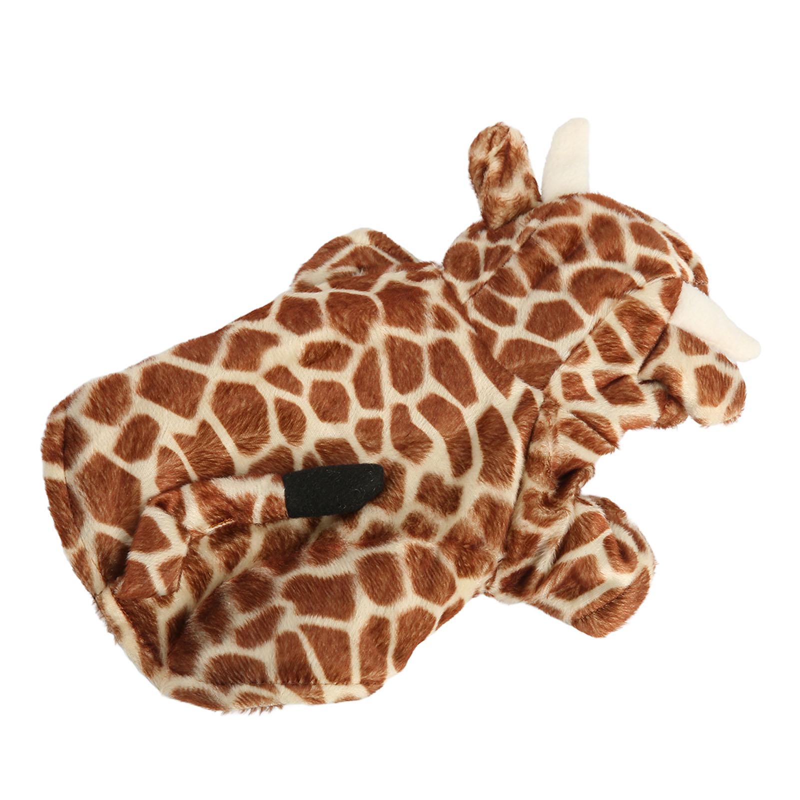 

Зимова куртка-худі для собаки Милий кумедний дизайн з жирафом Тепле худі для цуценяти Зимові пальта для маленьких собак Кішок Домашніх тварин M M