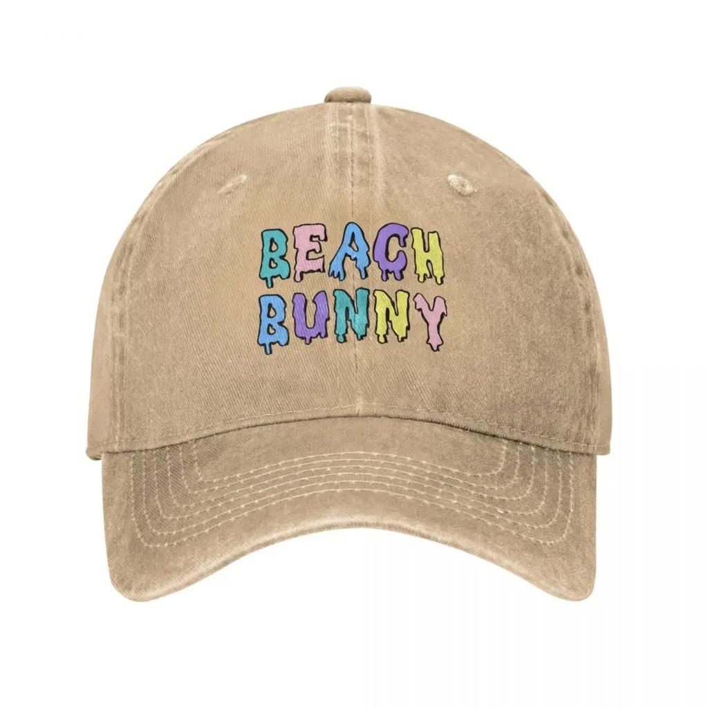 Beach Bunny sticker Baseball Cap F birthday derby hat Icon Caps Women Unisexs
