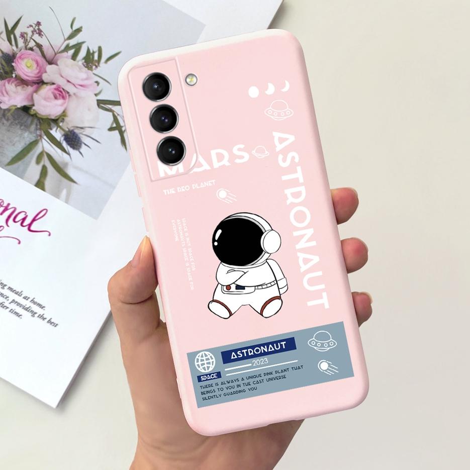 For Samsung Galaxy S22 Plus 5G Case Cute Astronauts Cartoon Cover Soft TPU Phone Case For Samsung S22 Ultra S 22 S22+ Back Cover
