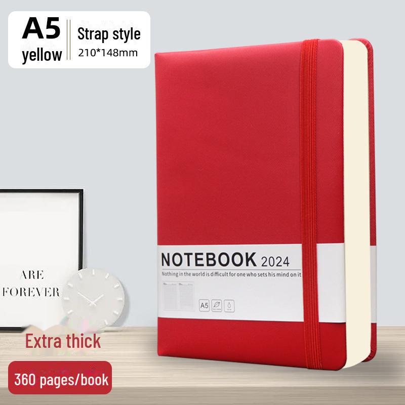 Deluxe-Business-Notizblock aus Kunstleder im A5/B5-Format mit individuellem Logo