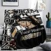 1 Stück Personalisierte Decke mit Tom Kaulitz Muster, Flanelldecke, Geeignet für alle Jahreszeiten, für Heimdekoration, Wärme und Komfort, Geschenke, Weihnachtsgeschenk -HE221