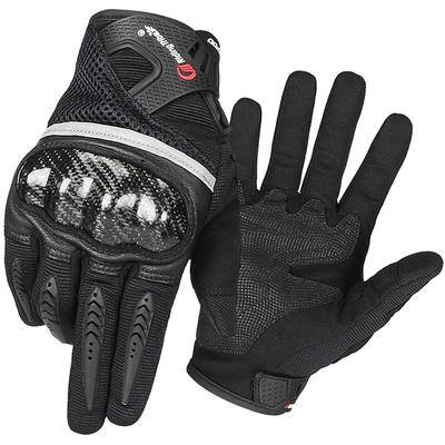 Luvas de Motocicleta, Verão, Luvas de Malha, Para Verão, Fibra de Carbono, Luvas de Motocicleta, Compatível com Smartphone, Para