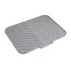Flexible Sink Drying Pad For Dishes Having Sloped Structure And Efficient Moisture Removal To Maintain Area Dry And neat