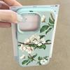 Leather Texture TPU Phone Case For iPhone 17 17e 16e 16 15 Pro Max 14 13 Pro Max 11 Cartoon Flower Soft Silicone Back Cover