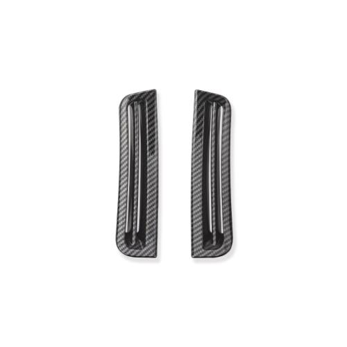 

For KIA EV6 LHD Car Interior A-pillar Carbon Fiber Front Upper Air Conditioner Air Outlet Stripes Cover
