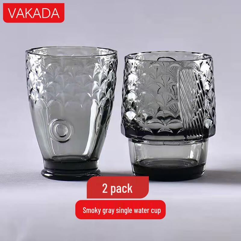 

VAKADA Stackable Fish-Shaped Glass Beverage Cups