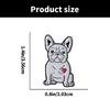 Charming Puppy Face Alloy Brooch Pin Pet Lover Fashion Accessory For Casual Wear Gift Giving Holiday Celebration Outfits