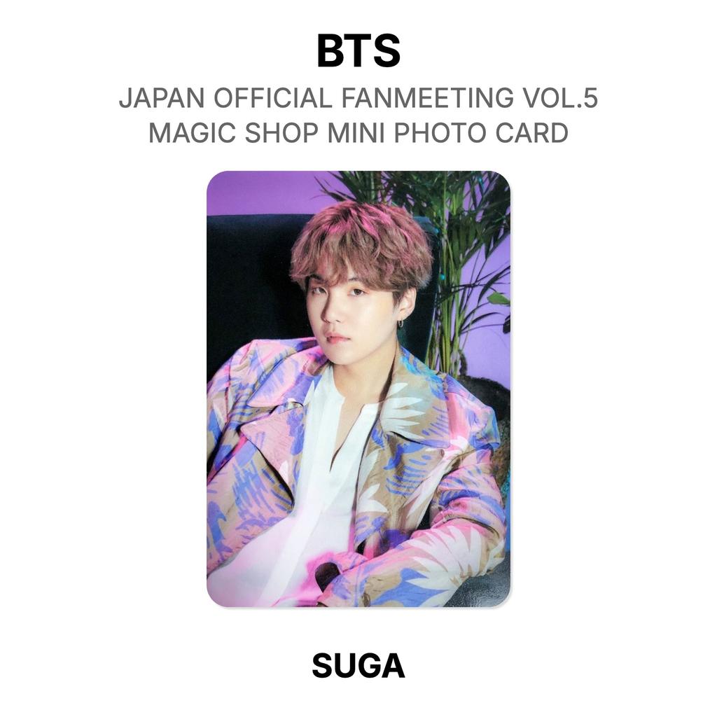 BTS JAPAN OFFICIAL FANMEETING VOL.5 MAGIC SHOP MINI PHOTO CARD Official Photocard
