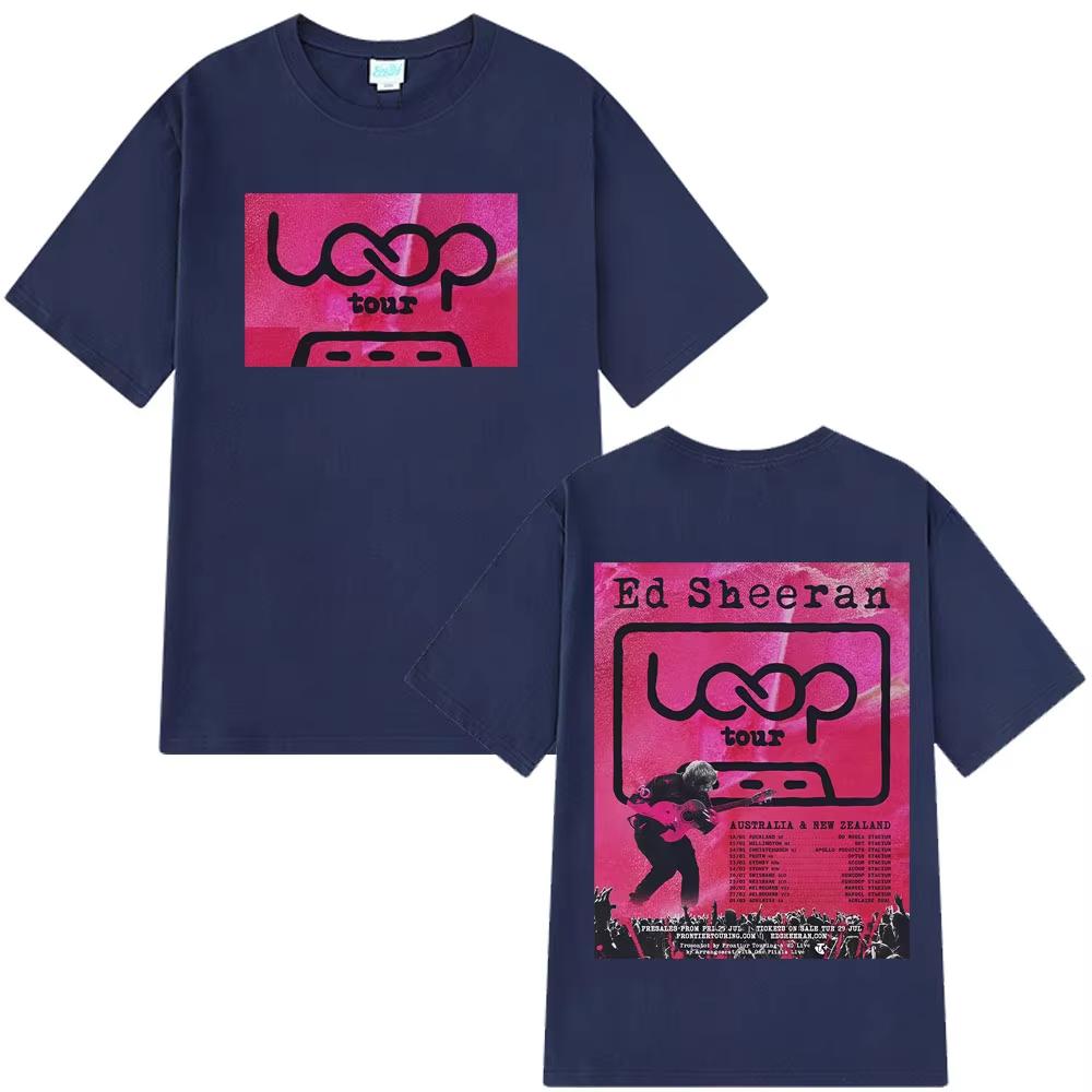 Ed Sheeran 2026 Loop Tour Concert Graphic Print Unisex Women And Men T-shirt