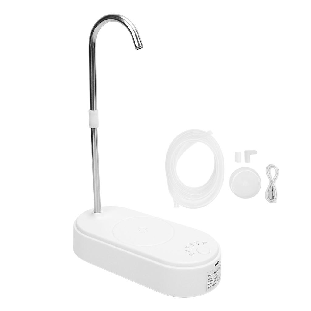 Desktop Water Dispenser with Hose Electric Bottle Drinking Water Pump Tray for Living Room Kitchen B