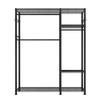 Clothing Garment Rack, Heavy Duty Clothes Rack, 6 Adjustable Tiers Clothes Racks with Steel Frame, 363 kg Load Capacity Closet Wardrobe with 3 Hanging