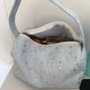 Handheld Travel Makeup Bag with Shining Star Patterns Large Capacity for Toiletries Storage