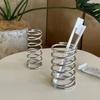 Portaspazzolino in Acciaio Inossidabile Accessori da Bagno in Metallo - Scaffale Porta Dentifricio Pennelli Trucco Organizer per Arredamento Casa