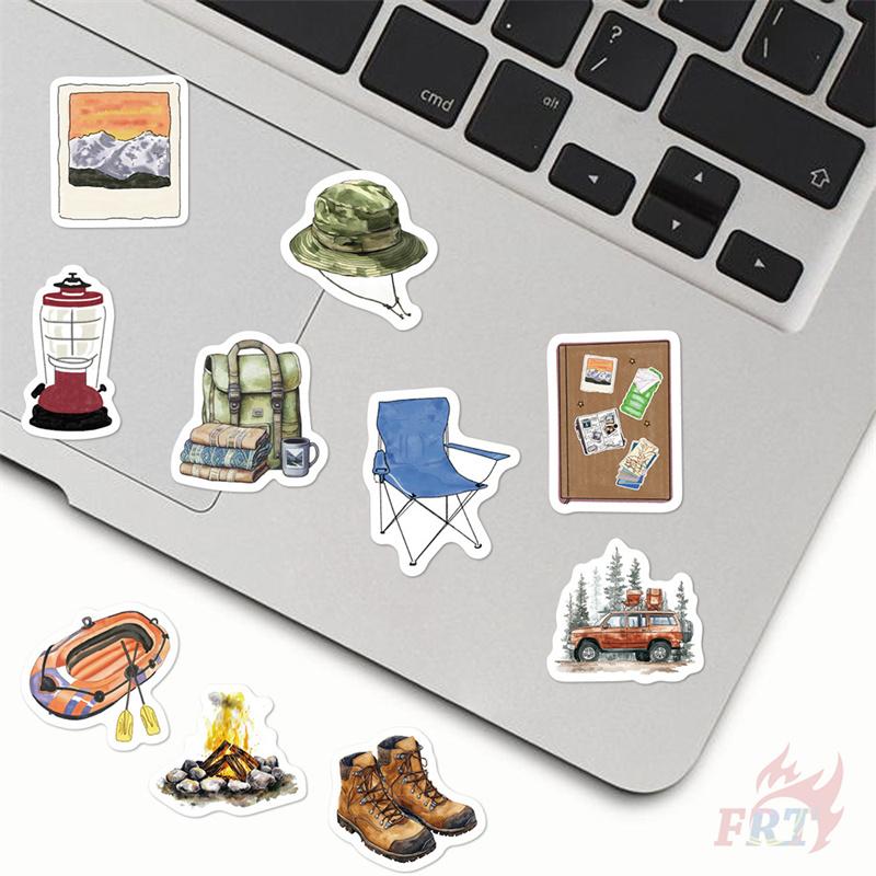 500Pcs/Roll Outdoor Camping Kids Rewards Stickers - DIY Scrapbooks Album Decor Sealing Label Decals
