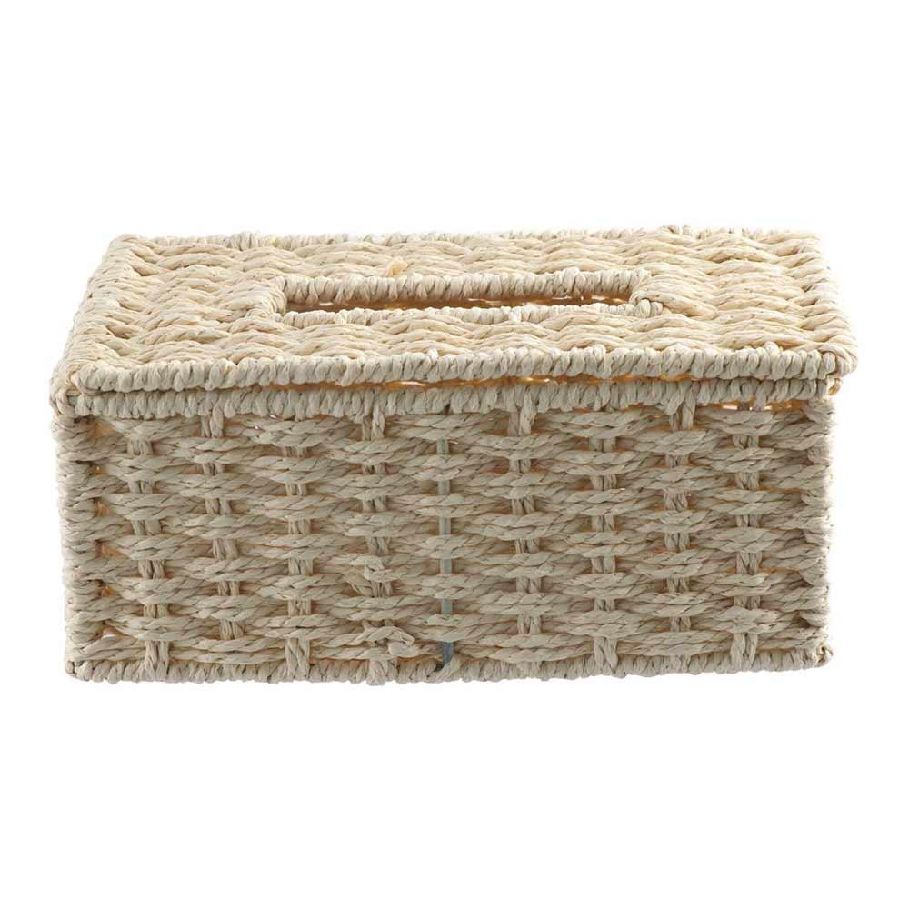 Home Rustic Car Organizer Natural Tissue Holder Paper Towel Dispenser Napkin Box Wipes Storage Case