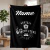 Supernatural Custom Flannel Blankets Soft Warm Cozy Throws for Home Decor Holiday Gifts