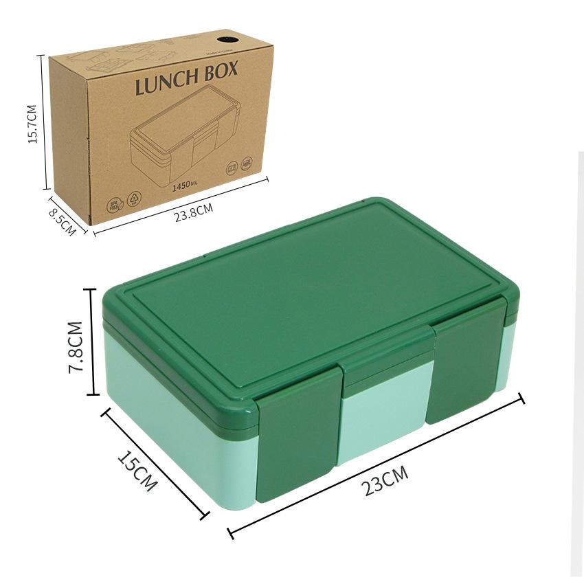 

Compact Bento Box for Microwave - Perfect for Students and Office Workers