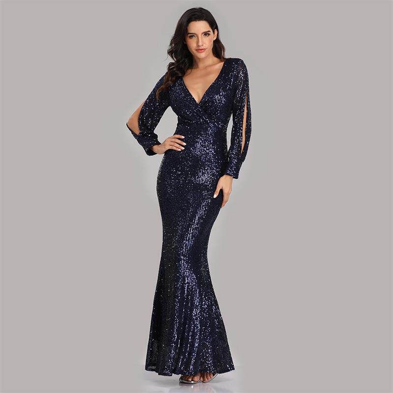 Women s Plus Size Dress Formal Dress Party Evening Dress New Navy Blue XL