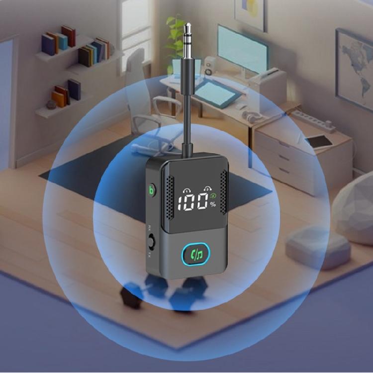 Portable Wireless Transmitter Receiver For Speakers Double Modes Long Working Easy Slide Switching Design