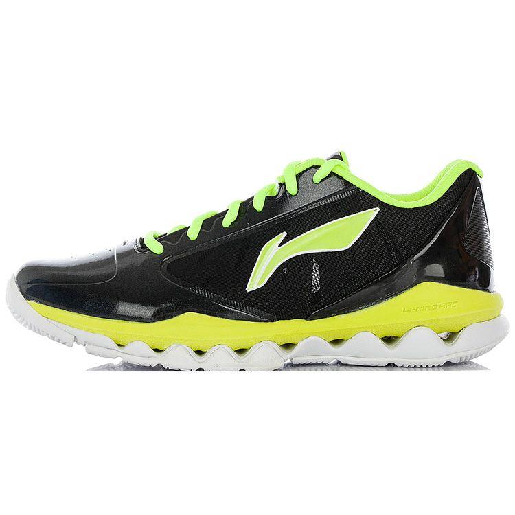 Li Ning Arc 3.0 Shock Absorption Anti-Slip Wear-Resistant Supportive Low-Top Basketball Shoes Men sneaker Black Yellow ABPH149-1