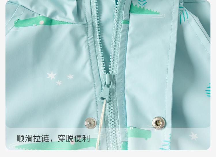 David Bella Boys' Coat Spring New Children's Waterproof and Breathable Top Baby Windproof Coat
