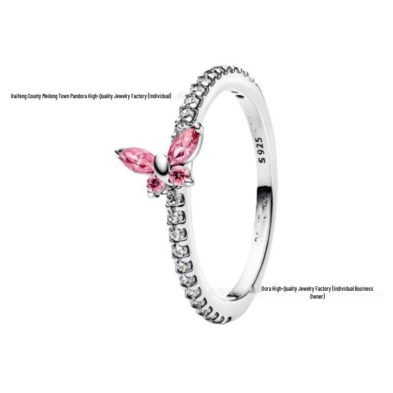 Inele pentru Cuplu Pandora Coroană de Aur Inimă Argint Sterling S925 Cadou de Crăciun