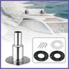 Straight Thru Hull Exhaust Skin Fitting w/ Screws and Nuts for 24mm Tube Pipe