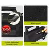 A55F-Tool Roll Up Bag, Roll Tool Organizer With 3 Detachable Pouches, Tool Roll Pouch For Mechanic/Electrician/Motorcycle