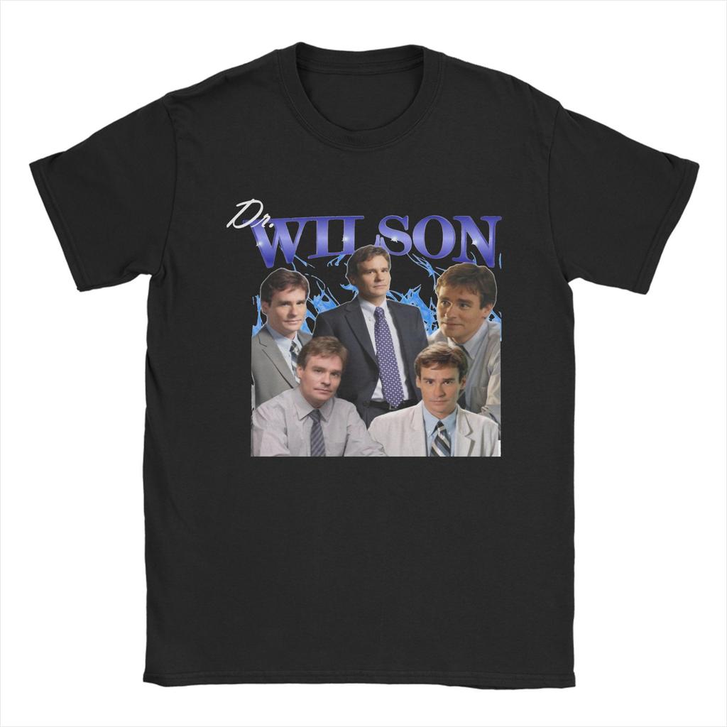 I Love James Wilson House MD TShirt for Men Amazing Cotton Tee Shirt Round Collar Short Sleeve T Shirt Unique Clothes