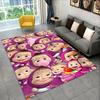 Cartoon Cute M-Masha Bear Non-Slip Area Rug for Living Room,Bedroom,Playroom,Soft Carpet Floor Mat Home Decor Rug Kids Room