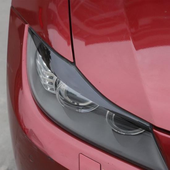 Black Car Headlight Taillight Eyebrow Decal Sticker Vinyl For BMW 3 Series 05-12