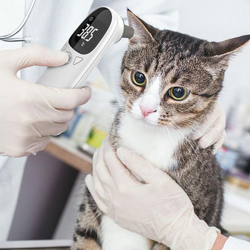 Termometru Infraroșu pentru Ureche Pisică Câine Animal Medicale Măsurare Termometru Electronic Fără Contact Echipament Veterinar de Casă